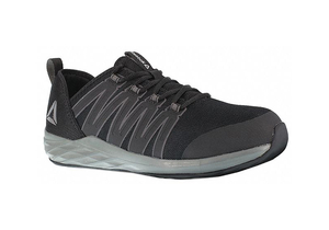 ATHLETIC SHOE 8-1/2 W BLACK STEEL PR by Reebok