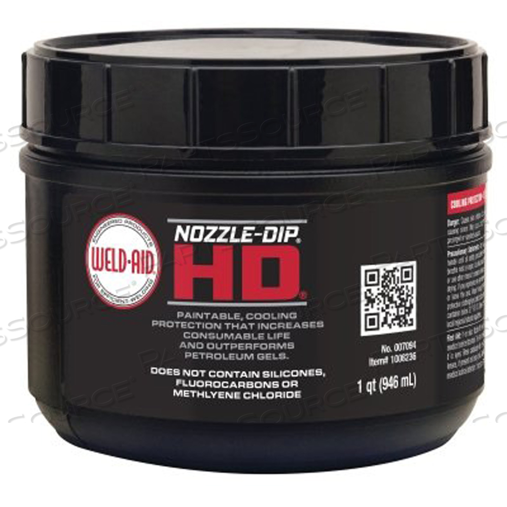 NOZZLE-DIP HD ANTI-SPATTER, 32 OZ JAR, AMBER by Weld-Aid NOZZLE-DIP HD ANTI-SPATTER, 32 OZ JAR, AMBER by Weld-Aid