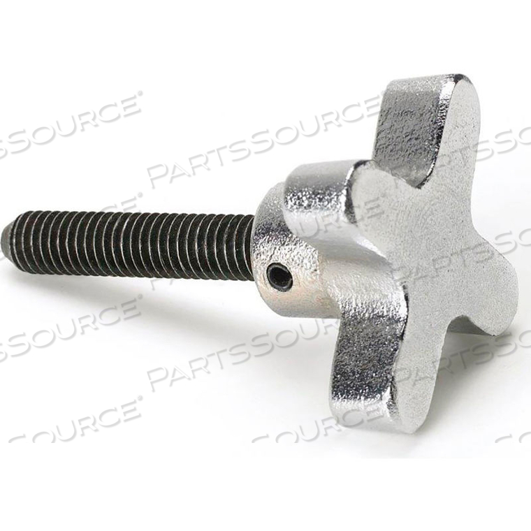 HAND KNOB SCREWS - ALUMINUM FOUR PRONG HANDLE - 5/8-11 THREAD - 1-3/4" THREAD LENGTH by Morton Machine Works HAND KNOB SCREWS - ALUMINUM FOUR PRONG HANDLE - 5/8-11 THREAD - 1-3/4" THREAD LENGTH by Morton Machine Works