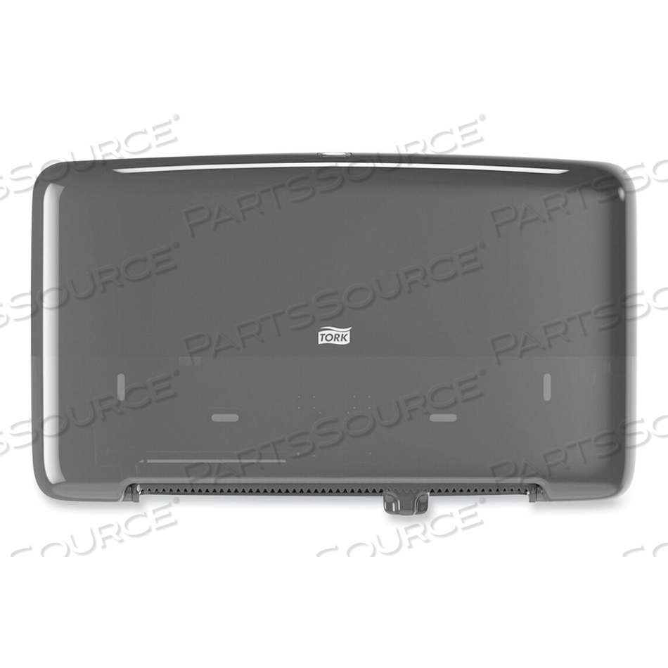 ELEVATION BATH TISSUE MINI-JUMBO ROLL TWIN DISPENSER, 17 X 5.69 X 10.13, BLACK by Tork