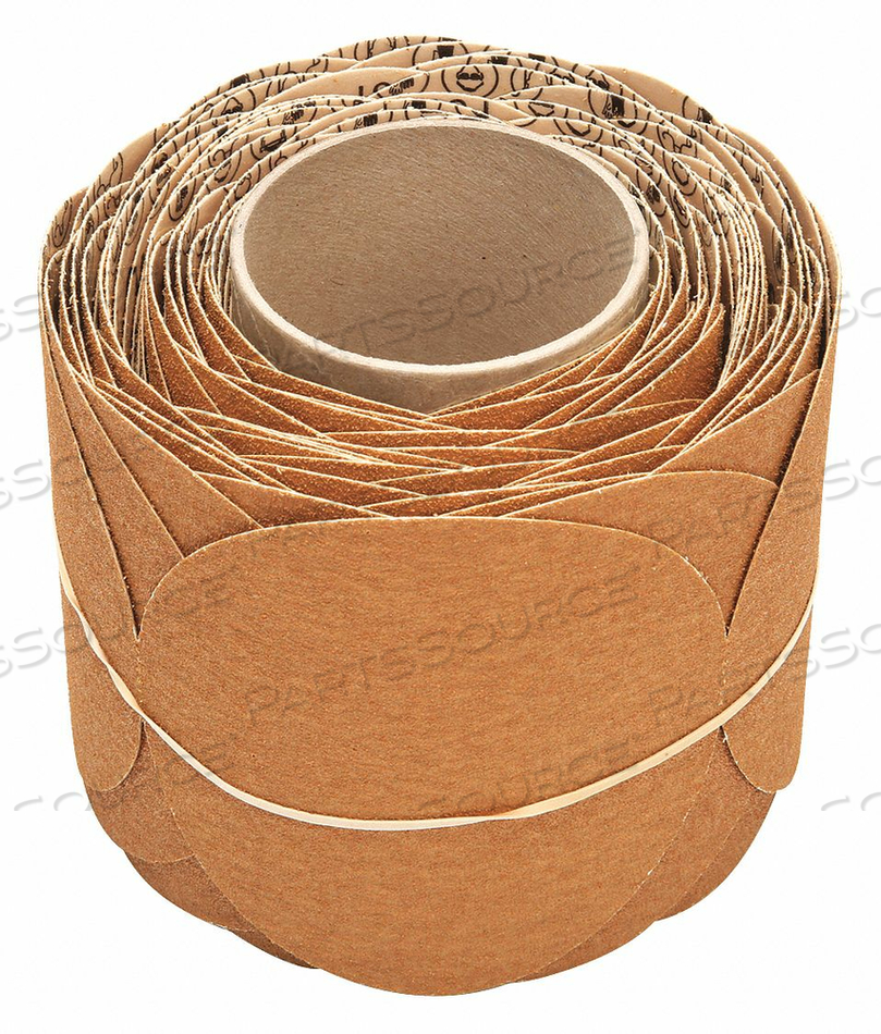 7100062715 3M™ DISC ROLL STIKIT™ 363I, COATED, 8 INCH DIA, P100 GRIT, AO, PAPER by 3M Consumer 7100062715 3M™ DISC ROLL STIKIT™ 363I, COATED, 8 INCH DIA, P100 GRIT, AO, PAPER by 3M Consumer