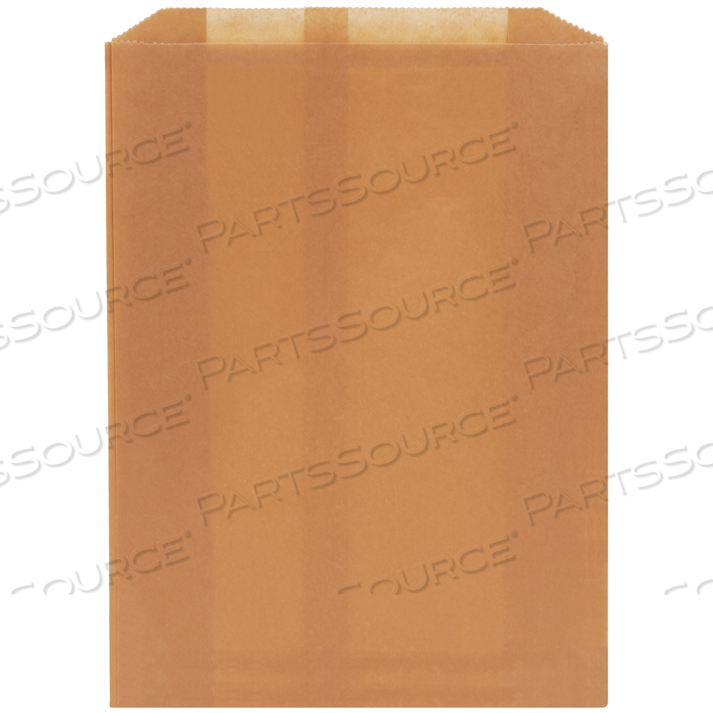 LINERS FOR WALL MOUNTABLE SANITARY NAPKIN RECEPTACLES, 10" X 7" X 3", BROWN, 500/CASE by BOX Partners (Box Acquisitions, LLC)