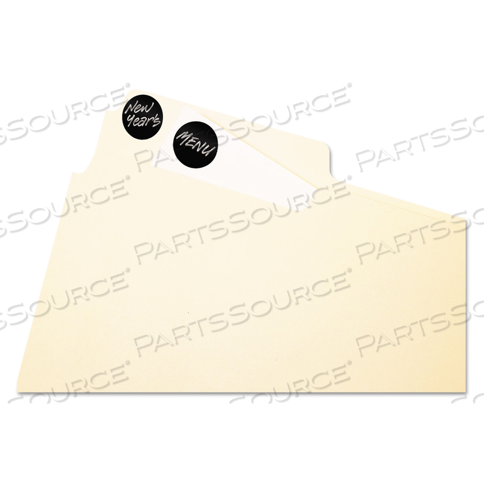 HANDWRITE ONLY SELF-ADHESIVE REMOVABLE ROUND COLOR-CODING LABELS, 0.75" DIA, BLACK, 28/SHEET, (5459) by Avery HANDWRITE ONLY SELF-ADHESIVE REMOVABLE ROUND COLOR-CODING LABELS, 0.75" DIA, BLACK, 28/SHEET, (5459) by Avery
