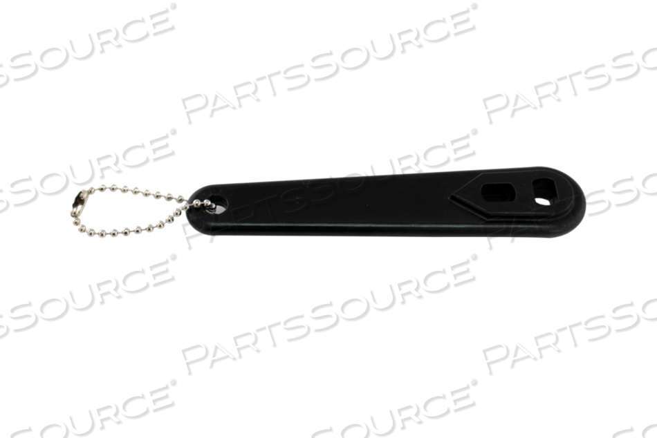 POLYCARBONATE CYLINDER WRENCH, W/ 4" LOOP CHAIN (10 PCS/PK) by Bay Corporation
