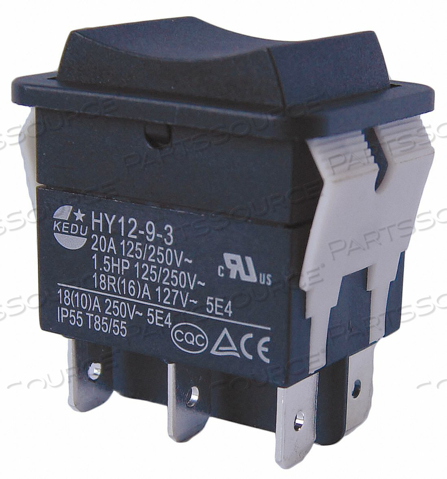 ROCKER SWITCH DPDT 6 CONNECTIONS by Power First