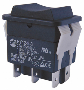 ROCKER SWITCH DPDT 6 CONNECTIONS by Power First