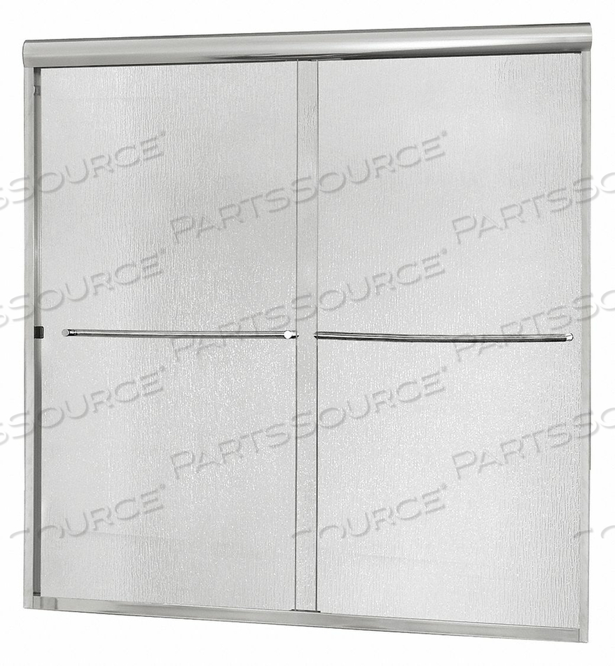 TUB DOOR ALUMINUM SILVER 58 X 55 SZ 