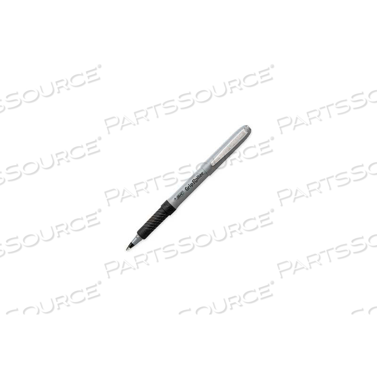 Pilot® VBall Liquid Ink Roller Ball Pen, Stick, Extra-Fine 0.5 mm, Black  Ink, Black/Clear Barrel, Dozen