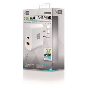 WALL CHARGER, 30 W, WHITE by ByTech