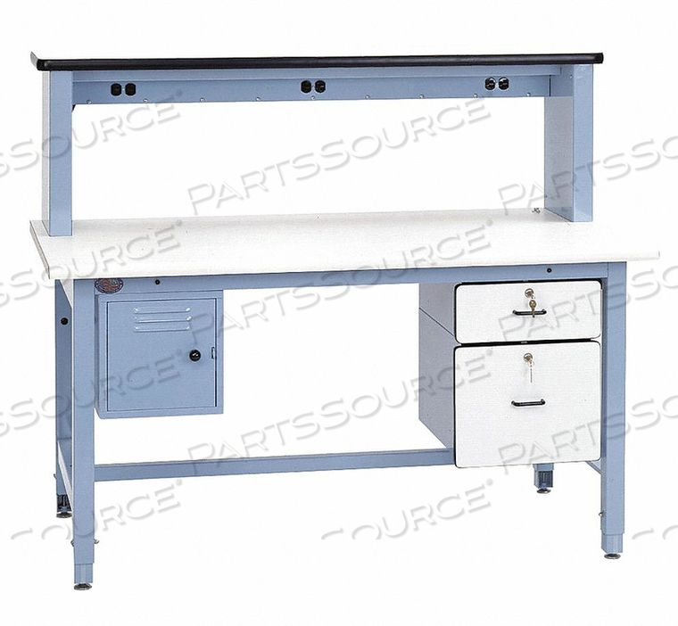 BENCH-IN-A-BOX TECHNICAL WORKBENCH - 60"W X 30"D ESD LAMINATE TOP - BLUE by Pro-Line BENCH-IN-A-BOX TECHNICAL WORKBENCH - 60"W X 30"D ESD LAMINATE TOP - BLUE by Pro-Line