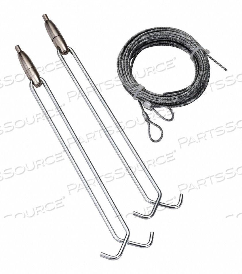 AIRCRAFT CABLE HANGING KIT F/Z STRIP by Lithonia Lighting AIRCRAFT CABLE HANGING KIT F/Z STRIP by Lithonia Lighting