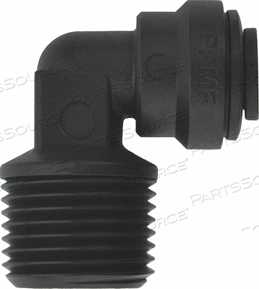 FIXED ELBOW BLACK 1/4 TUBE SIZE PK10 by Reliance Worldwide Corporation FIXED ELBOW BLACK 1/4 TUBE SIZE PK10 by Reliance Worldwide Corporation