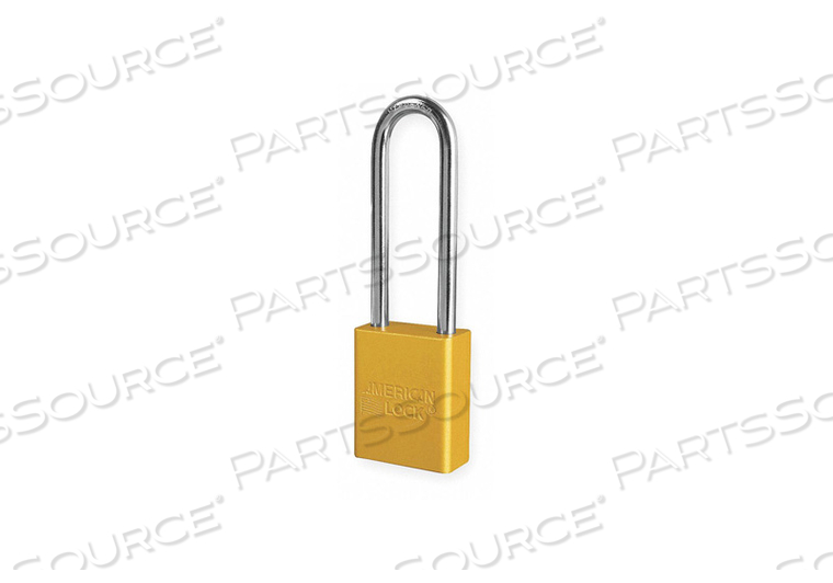 E0163 LOCKOUT PADLOCK KD YELLOW 1-7/8 H by American Lock E0163 LOCKOUT PADLOCK KD YELLOW 1-7/8 H by American Lock