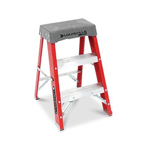 STEP STOOL 24 IN H 300 LB. FIBERGLASS by Louisville