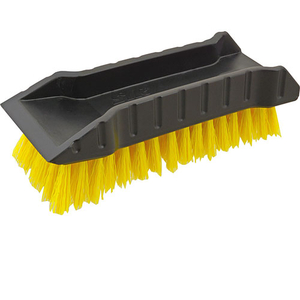 BRUSH, HAND, YELLOW, W/SCRAPER by Enterprise Manufacturing Inc BRUSH, HAND, YELLOW, W/SCRAPER by Enterprise Manufacturing Inc