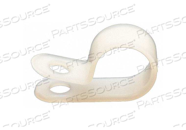 CABLE CLAMP 1/4 IN WHITE PK100 by Dolphin Components CABLE CLAMP 1/4 IN WHITE PK100 by Dolphin Components