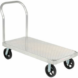 MAGLINER ALUMINUM PLATFORM TRUCK WITH DIAMOND DECK 48 X 24 2400 LB. CAP. by Magliner