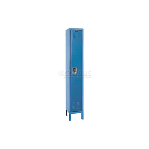 READYBUILT LOCKER, 12"W X 18"D X 72"H, BLUE, SINGLE TIER, 1 WIDE by Hallowell
