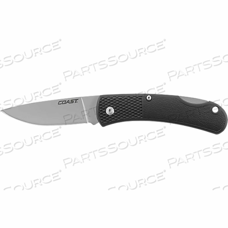 2-1/2" 3R13 STAINLESS STEEL BLADE LOCKBACK FOLDING KNIFE W/ NYLON HANDLE 