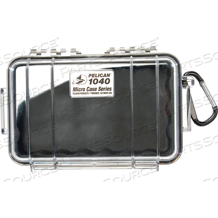 1040 WATERTIGHT MICRO CASE WITH LINER 7-1/2" X 5-1/16" X 2-1/8", BLACK by Pelican Products