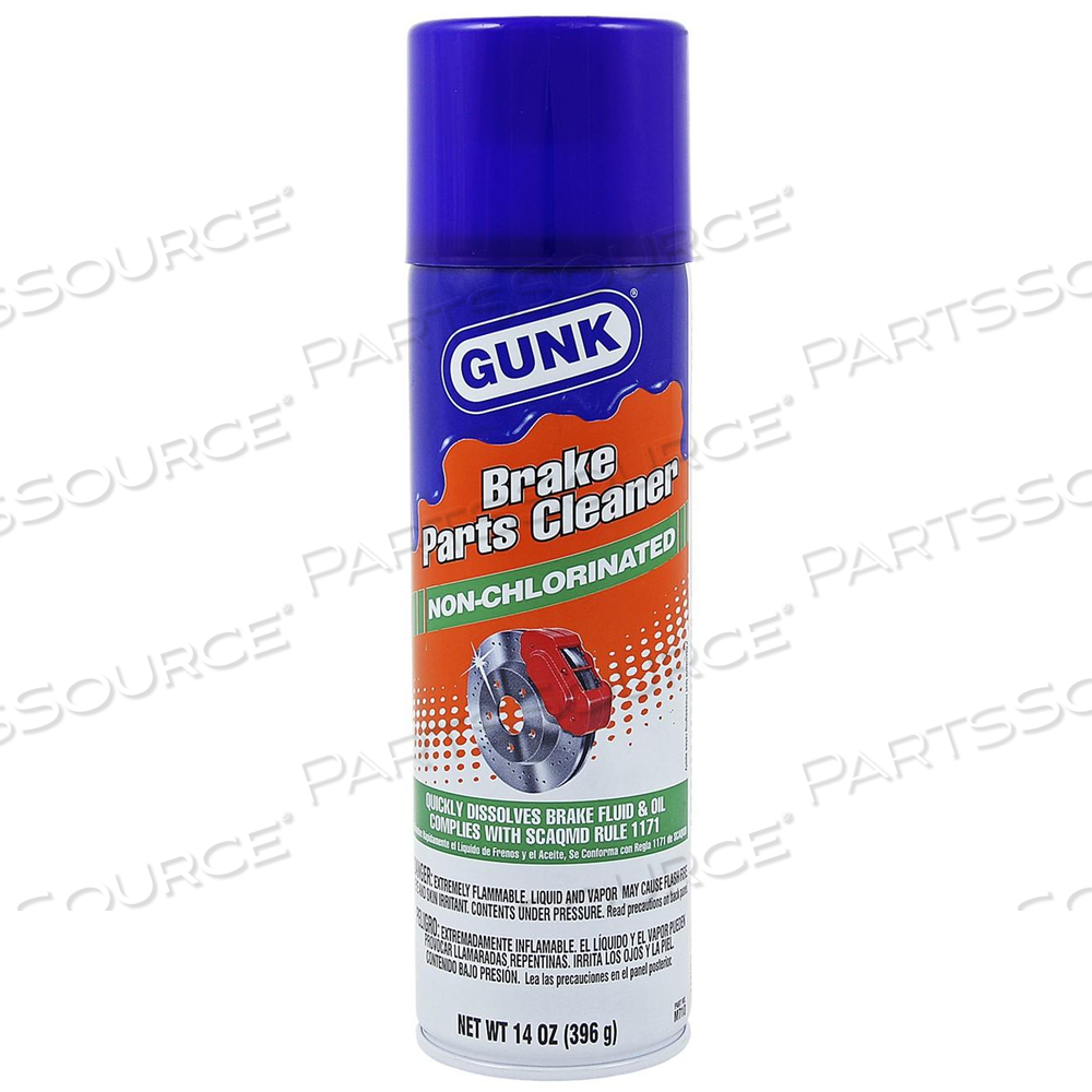 M710 RADIATOR SPECIALTY GUNK BRAKE PARTS CLEANER,14OZ,COMPLIANT by Liquid Wrench