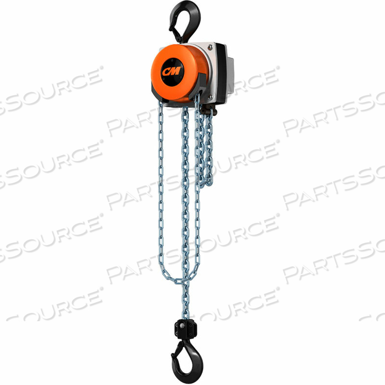 HURRICANE 360 HAND CHAIN HOIST, 2 TON, 20 FT. LIFT by Columbus McKinnon