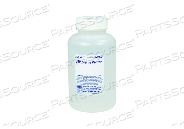 STERILE WATER ANTISEPTICS BOTTLE by Nurse Assist, Inc. STERILE WATER ANTISEPTICS BOTTLE by Nurse Assist, Inc.