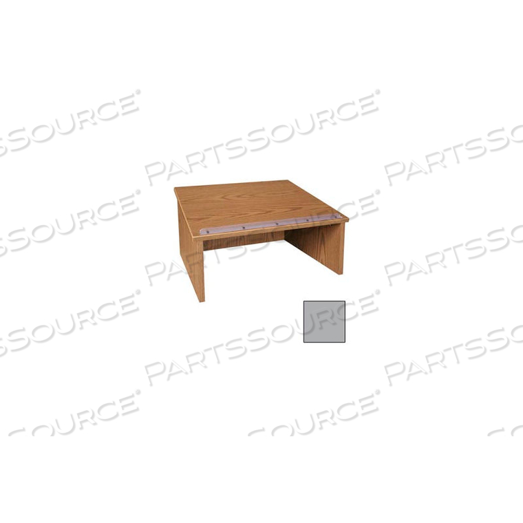 TABLE TOP PODIUM / LECTERN - 24"W X 19-3 / 4"D X 13-3 / 4"H GRAY by Ironwood Manufacturing Inc