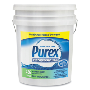 LIQUID LAUNDRY DETERGENT, MOUNTAIN BREEZE, 5 GAL. PAIL by Purex