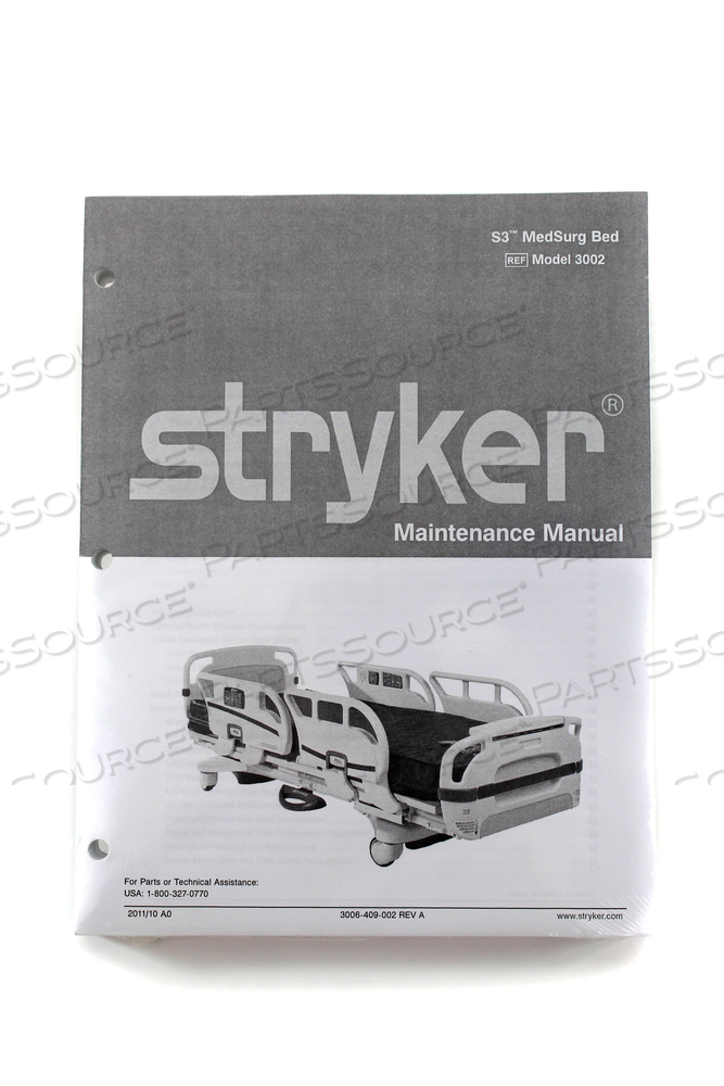 S3 BED, MAINTENANCE MANUAL,DOM 