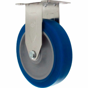 CASTERS RIGID TOP PLATE CASTER - 5"DIA. BRIMSTONE WITH NO BRAKE by Superior Casters, Inc.