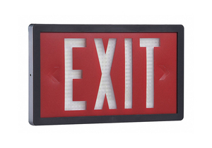 SELF-LUMINOUS EXIT SIGN 20 YR. 1 FACE by Isolite