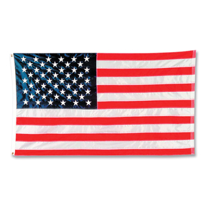 INDOOR/OUTDOOR U.S. FLAG, 72" X 48", NYLON by Integrity Flags