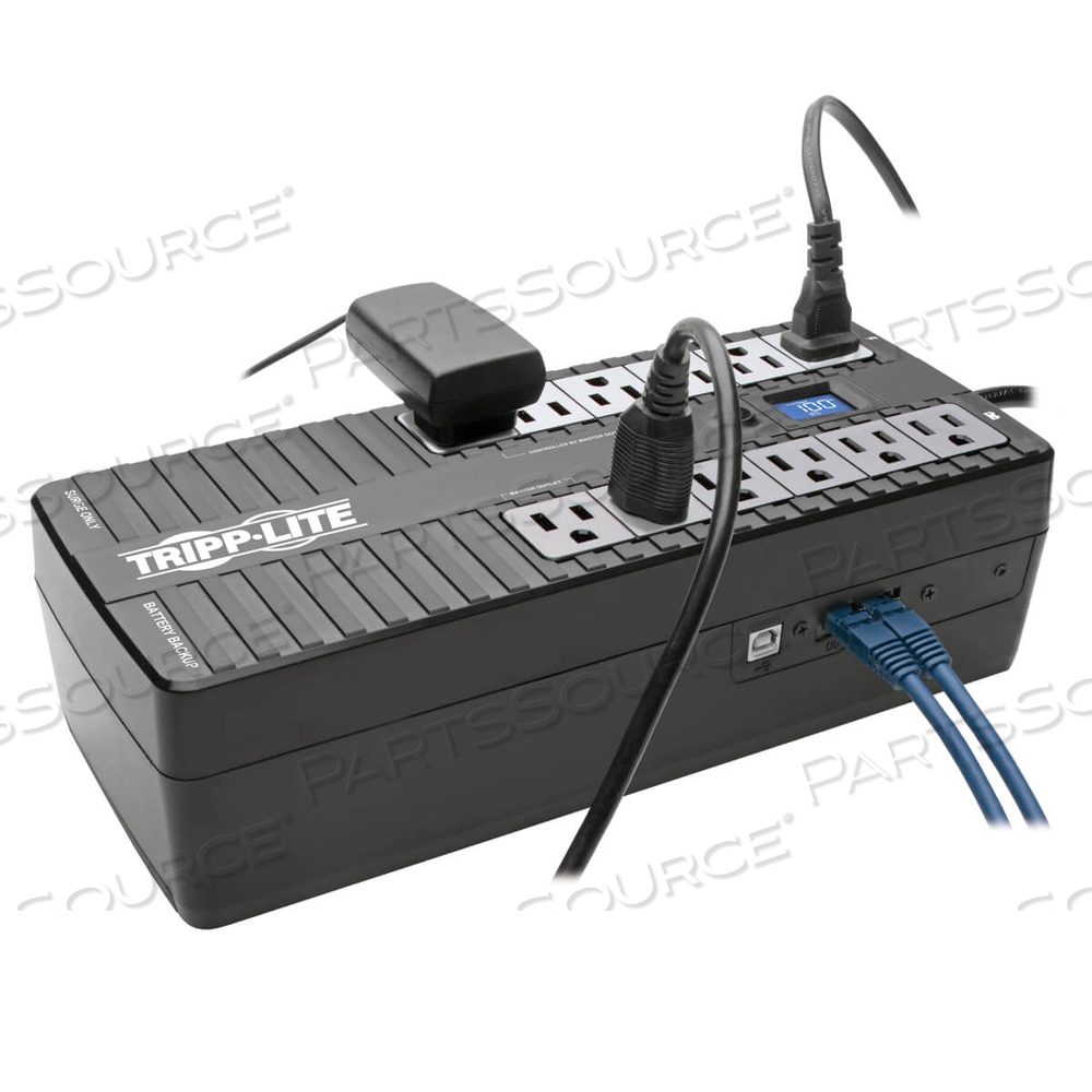UPS 850VA 425W BATTERY BACK UP LCD USB TEL 120V by Tripp Lite UPS 850VA 425W BATTERY BACK UP LCD USB TEL 120V by Tripp Lite