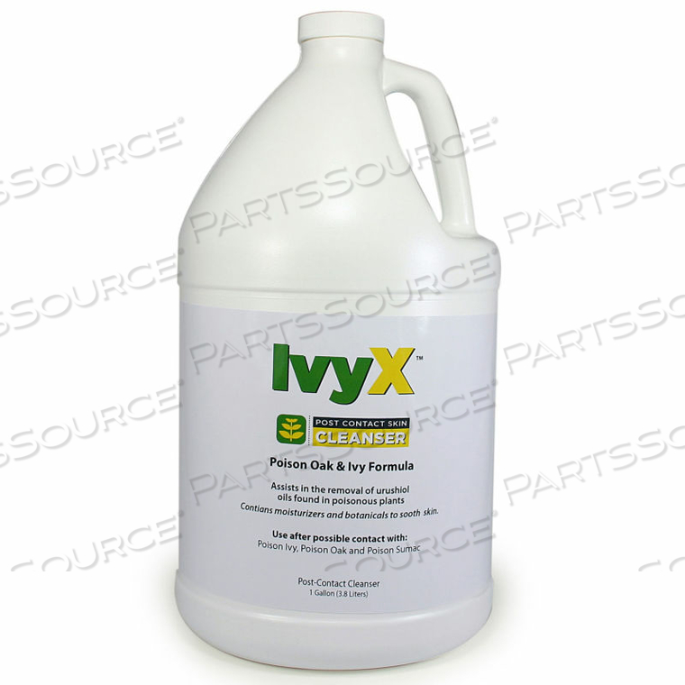 IVY X POST-CONTACT CLEANSER, POSION OAK & IVY TREATMENT LOTION, GALLON JUG by Coretex Products