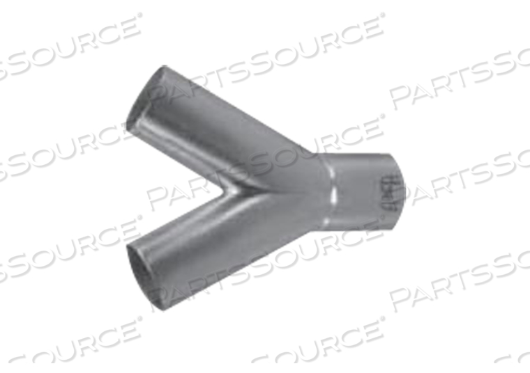 ADAPTER, "Y", PEDIATRIC ETT, BIFURCATED, 15MMF X 5/8" OD X 5/8" OD, STAINLESS STEEL by Anesthesia Associates