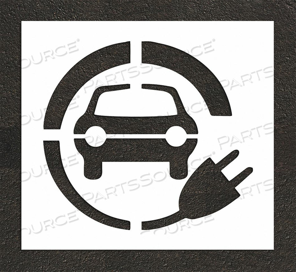 PAVEMENT STENCIL 44 H 48 W 0.063 THICK by RAE Products & Chemicals Corp.