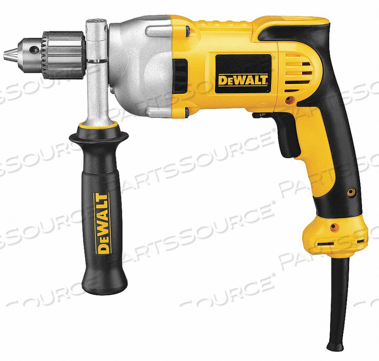 ELECTRIC DRILL 1/2IN 0 TO 1250 RPM 10.0A by DeWalt