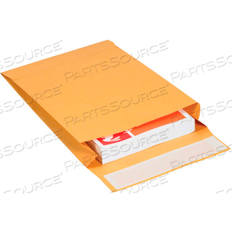 9" X 12" X 2" KRAFT EXPANDABLE SELF-SEAL ENVELOPES - 250 PACK 