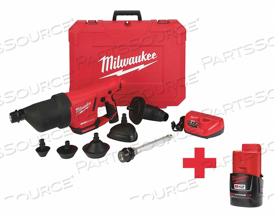 DRAIN GUN KIT 12.0V 35 FT MAX RUN by Milwaukee Electric Tools