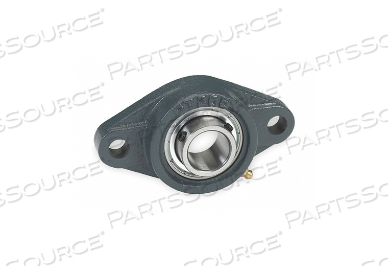 2 BOLT FLANGE BEARING, BACK SIDE TO CENTER WIDTH 0.515 IN, BEARING INSERT MATERIAL ALLOY STEEL, BEARING INSERT TYPE RADIAL BALL, BORE DIAMET by DAYTON ELECTRIC MANUFACTURING CO