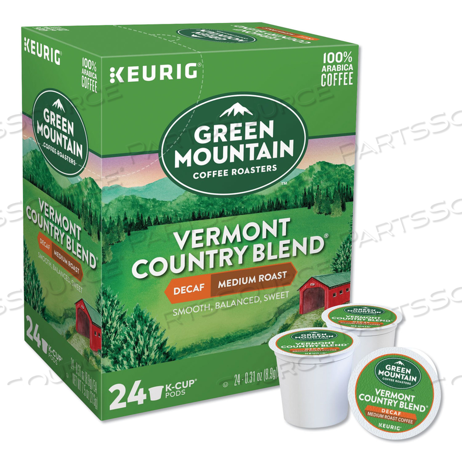 VERMONT COUNTRY BLEND DECAF COFFEE K-CUPS by Green Mountain Coffee VERMONT COUNTRY BLEND DECAF COFFEE K-CUPS by Green Mountain Coffee