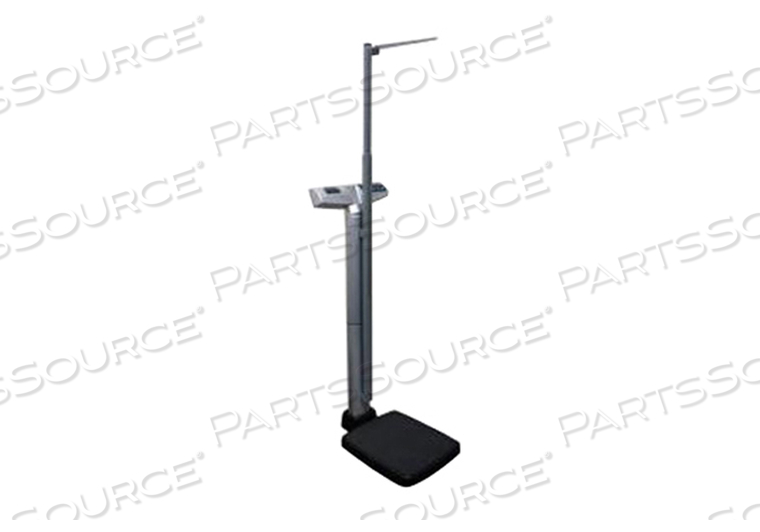 DIGITAL WAIST-HIGH STAND-ON SCALE WITH HEIGHT ROD by Health O Meter Professional Scales