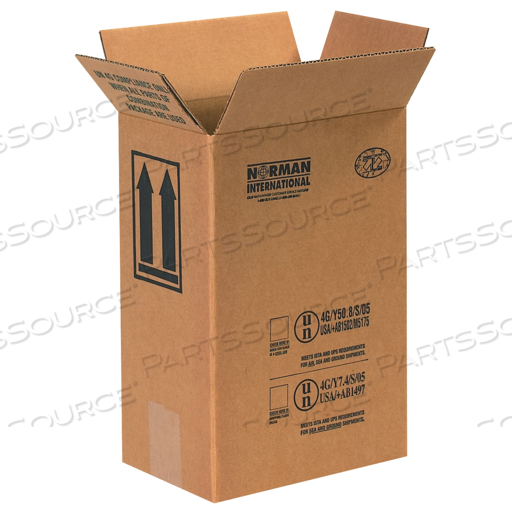 F-STYLE PAINT CAN BOXES, 1 - 1 GALLON, 8 3/16" X 5 11/16" X 12 3/8", KRAFT, 20/BUNDLE by BOX Partners (Box Acquisitions, LLC)