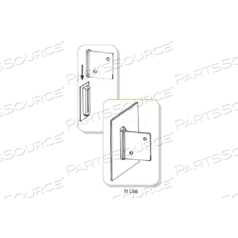 CORRUGATED SHELF SUPPORT SLIPS, 2-1/4"L X 2-3/8"H by Clip Strip Corp.