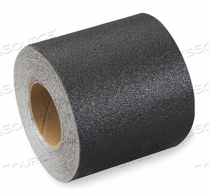 ANTI-SLIP TAPE, COARSE, 60 GRIT SIZE, SOLID, BLACK, 6 IN X 60 FT, 42 MIL TAPE THICK, ACRYLIC by Jessup Manufacturing