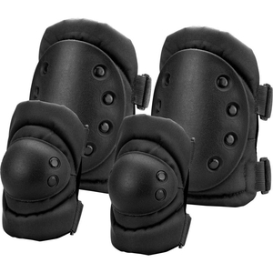 LOADED GEAR CX-400 ELBOW AND KNEE PADS - BLACK by Barska