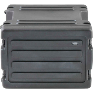 CASES 8U - ROTO ROLLING RACK BLACK, KEYED LOCK, WATER RESISTANT by SKB