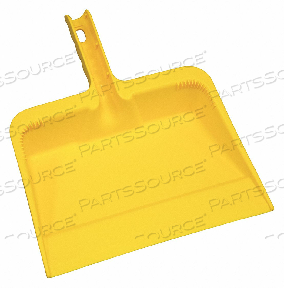 J4745 HAND HELD DUST PAN YELLOW POLYETHYLENE by Tough Guy J4745 HAND HELD DUST PAN YELLOW POLYETHYLENE by Tough Guy