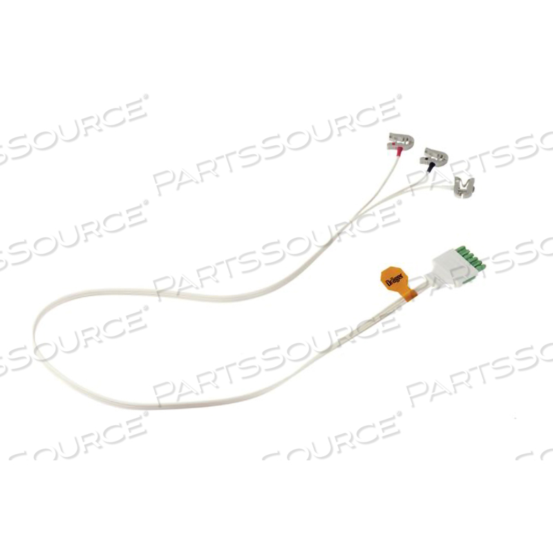 DISPOSABLE 5-LEAD ECG CABLE, 39IN/59IN by Draeger Inc.